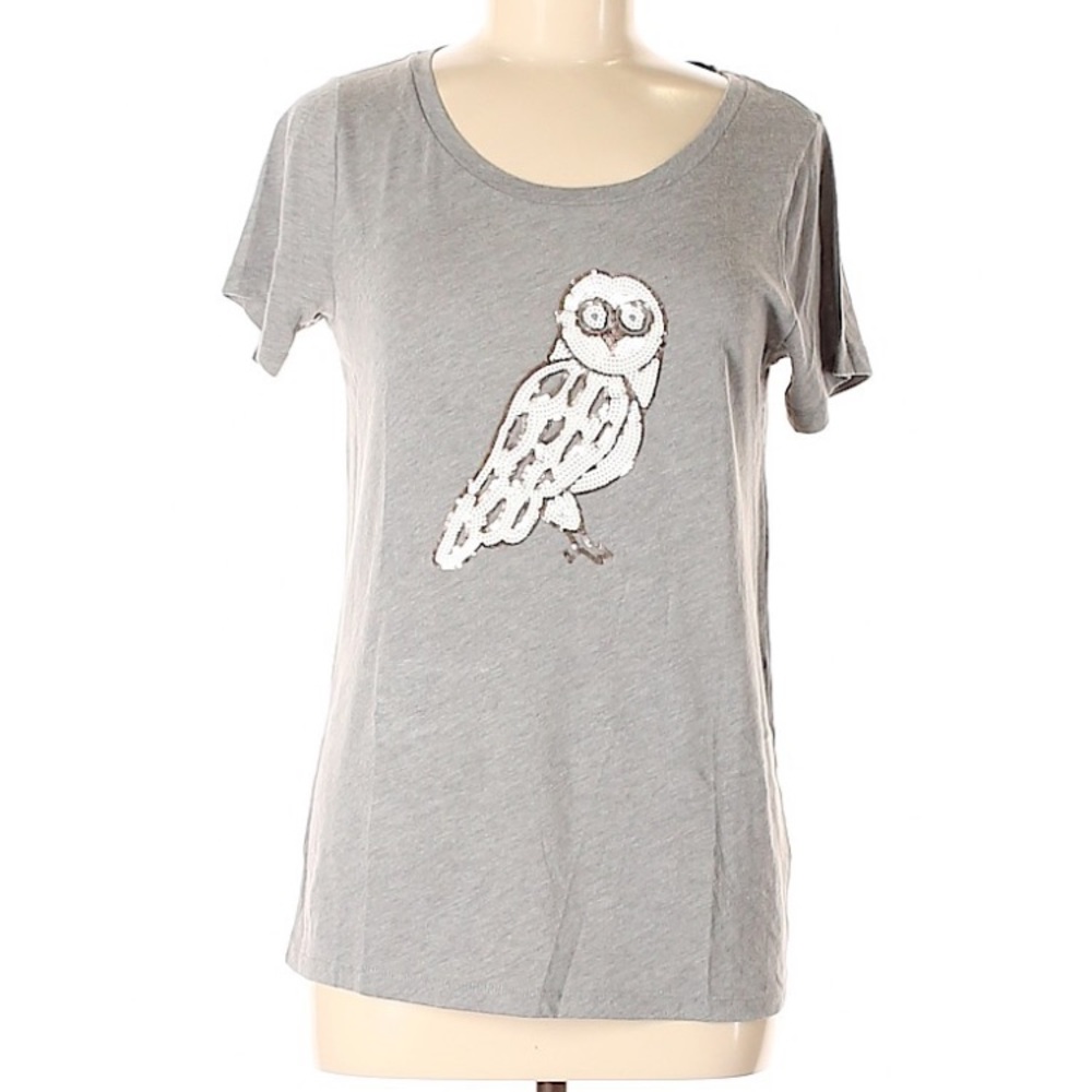 J. Crew Factory gray T-shirt, Medium 🦉